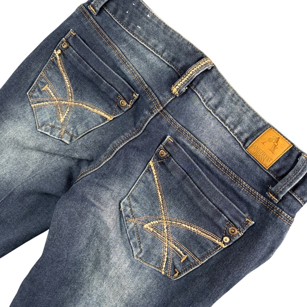 Amethyst Elora Bootcut Jeans Blue Stretch Denim Size 7 Regular (28x29.5)